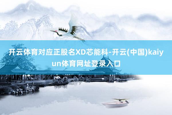 开云体育对应正股名XD芯能科-开云(中国)kaiyun体育网址登录入口